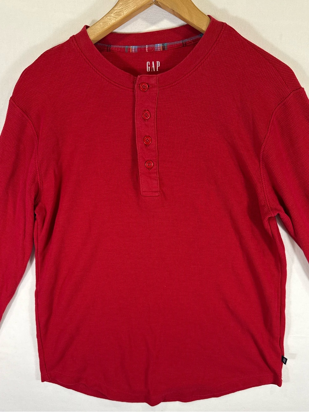 GAP Red Waffle-Knit Sweater